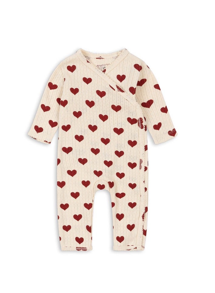 Baby Long Sleeved Bag Fart Clothes, Caring Newborn Jumpsuit, Baby Home Climbing Clothes - Image 1