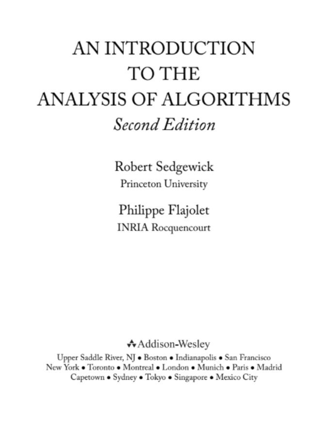 Introduction to Algorithmic Analysis (2nd Edition) by Robert Sedgwick and Philippe Flajolet is an essential textbook that explores the mathematical principles behind algorithmic performance. - Image 2