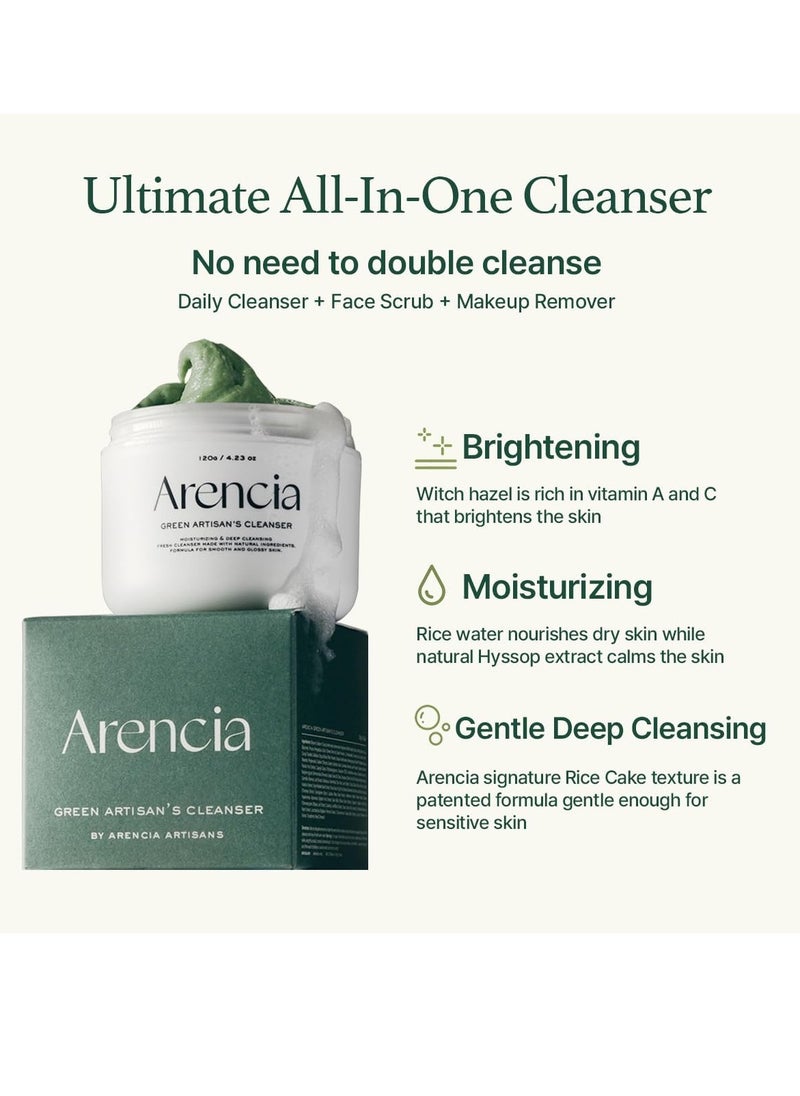 arencia Arencia Korean Rice Mochi Face Cleanser - Face Mask, Foaming Cleanser |120g  - Image 4