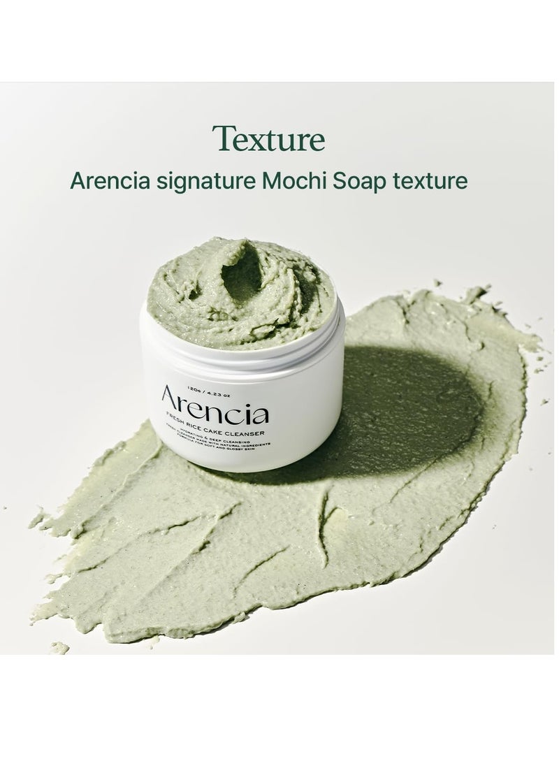 arencia Arencia Korean Rice Mochi Face Cleanser - Face Mask, Foaming Cleanser |120g  - Image 5