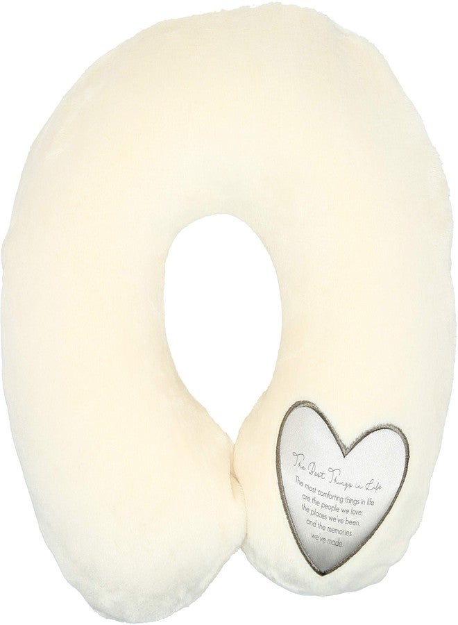 شركة بافيليون جيفت شركة بافيليون للهدايا - أفضل الأشياء في الحياة - وسادة رقبة ناعمة من إسفنج الذاكرة للسفر والإقامة في المستشفى، لون كريمي - Image 2