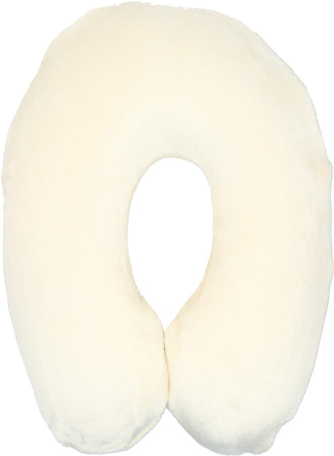 شركة بافيليون جيفت شركة بافيليون للهدايا - أفضل الأشياء في الحياة - وسادة رقبة ناعمة من إسفنج الذاكرة للسفر والإقامة في المستشفى، لون كريمي - Image 4