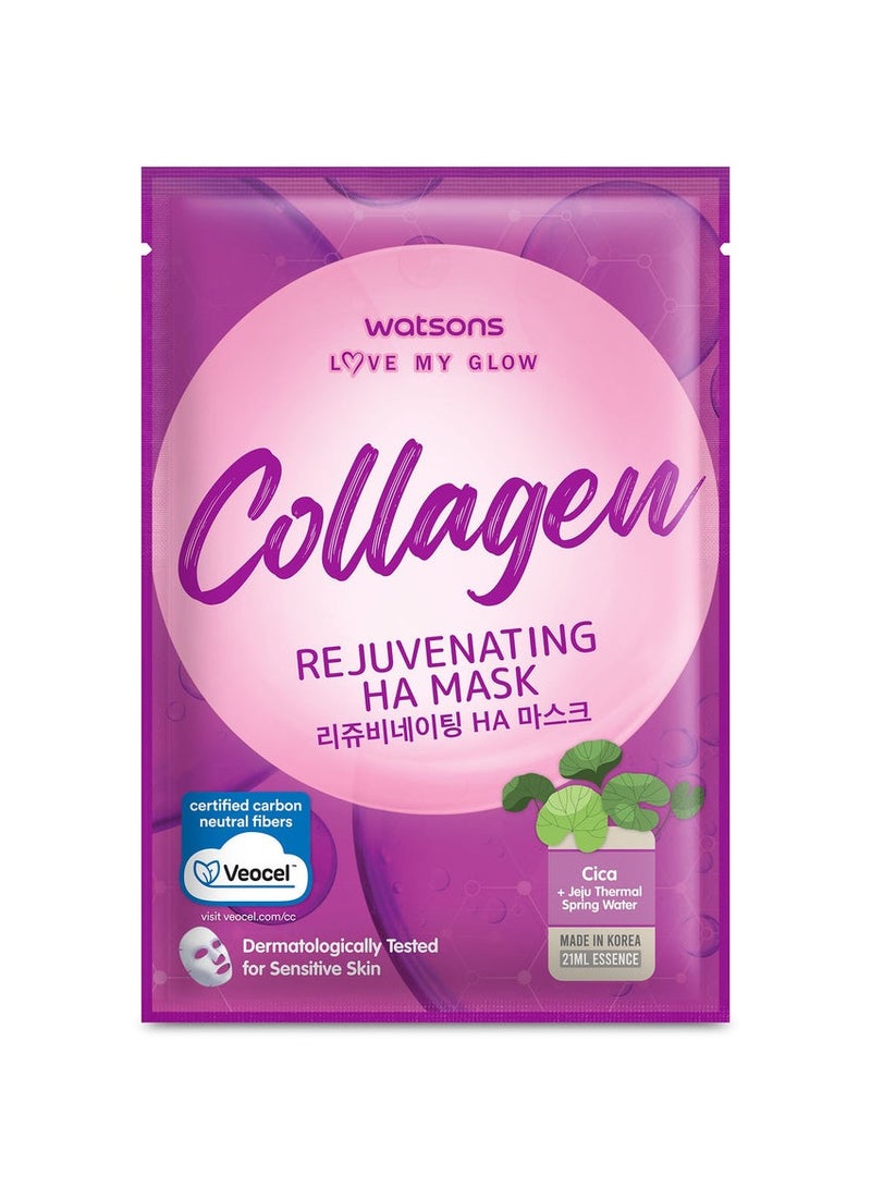 Watsons Collagen Rejuvenating HA Mask 1pcs 21ML - Image 1