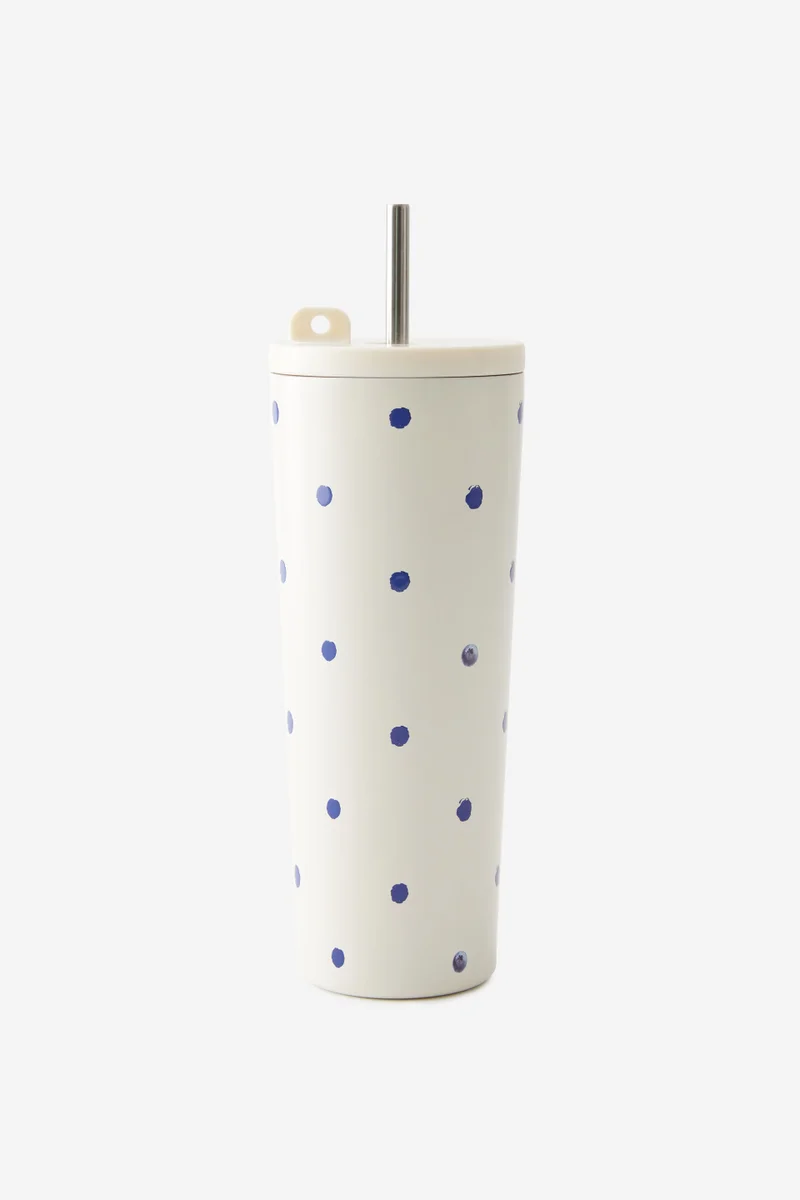 Typo Hidden Straw Metal Smoothie Cup