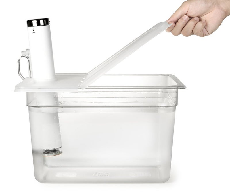 EVERIE Sous Vide Container 12 Quart with Hinge Lid and Sous Vide Rack Compatible with Breville Joule - Image 3