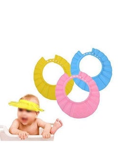 PAVITYAKSH PAVITYAKSH Baby Shower Adjustable Safe Soft Bathing Cap (Multicolor)  - Image 3