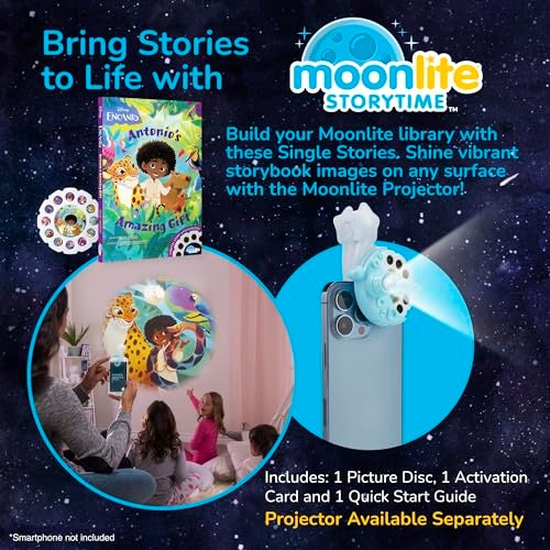 Moonlite Storytime Disneys Encanto Antonios Amazing Gift A Magical Way to Read Together Projector Sold Separately Digital Story Magic Learning Gifts for Kids Ages 1 Year Up - Image 5
