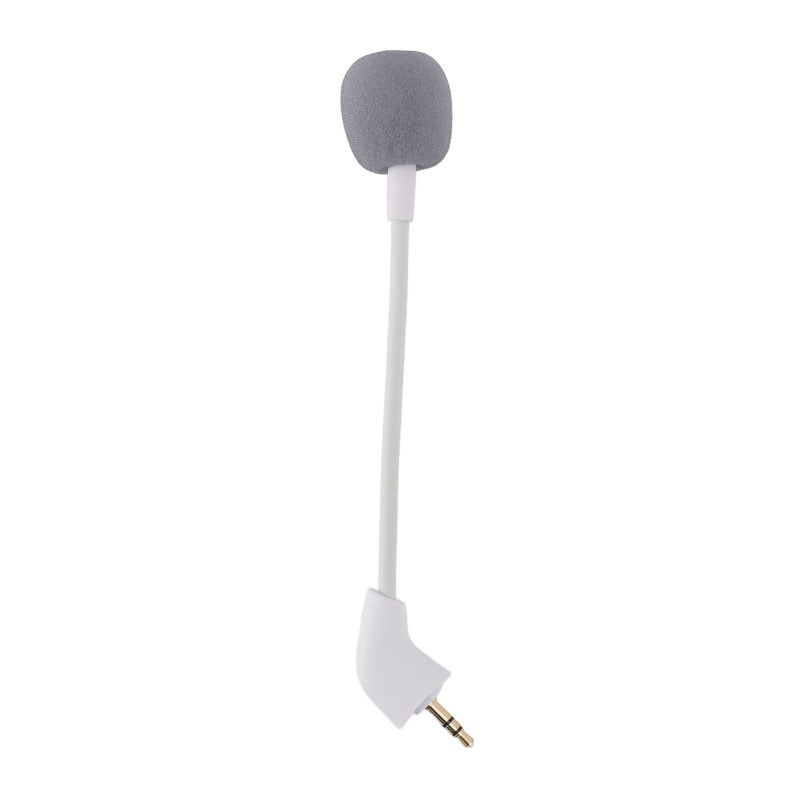 Replacement Mic for Cloud II Game 3.5mm Gold Plated Plug Omnidirectional - Flexible 360 Degrees Rotatable Microphone Arm for Gaming Headset - Image 1