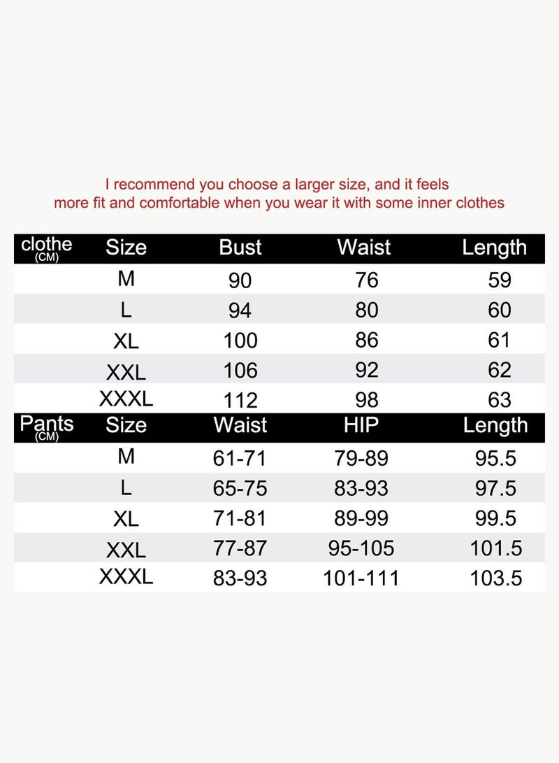 Jourvent Women’s Sauna Suit Set for Weight Loss, Premium High-Quality Breathable Fabric Quick-Dry Sweat-Wicking Compression Outfit, Zipper Long Sleeve Top & High-Waist Shaping Pants with Gloves & Shoe Covers - Image 4
