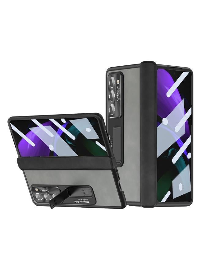 اس-توب جراب لهاتف Samsung Galaxy Z Fold2 5G، جراب هاتف Napa Texture شامل - Image 1