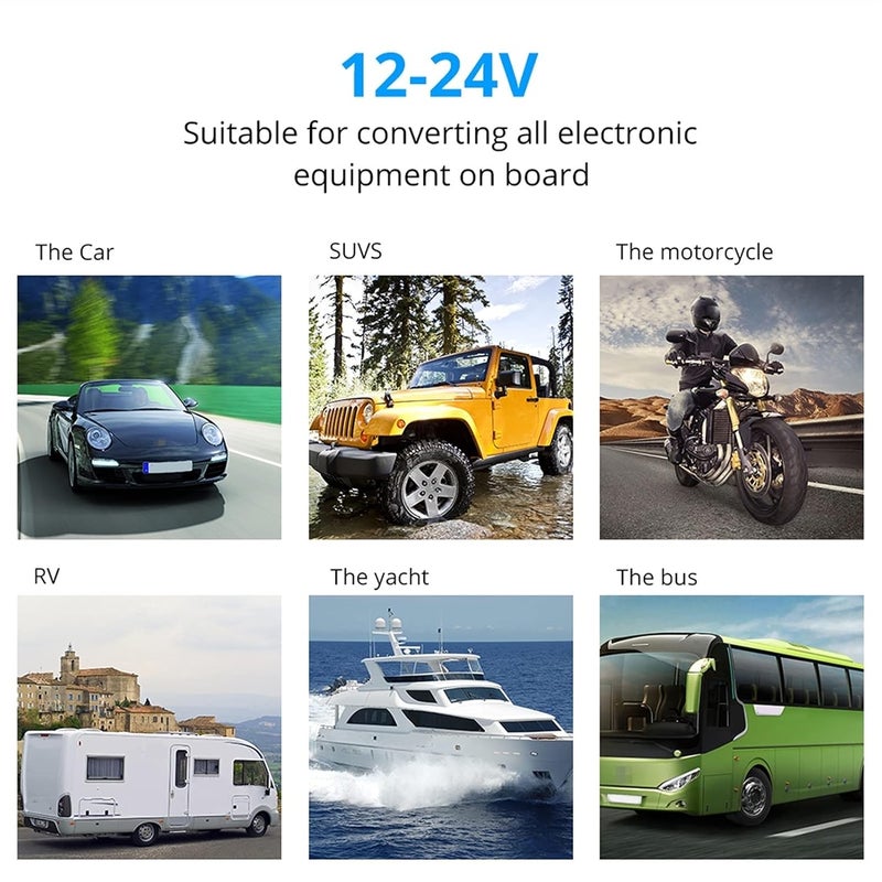 Wivplex 8 Gang Rocker Switch Panel with USB Charger - Image 3