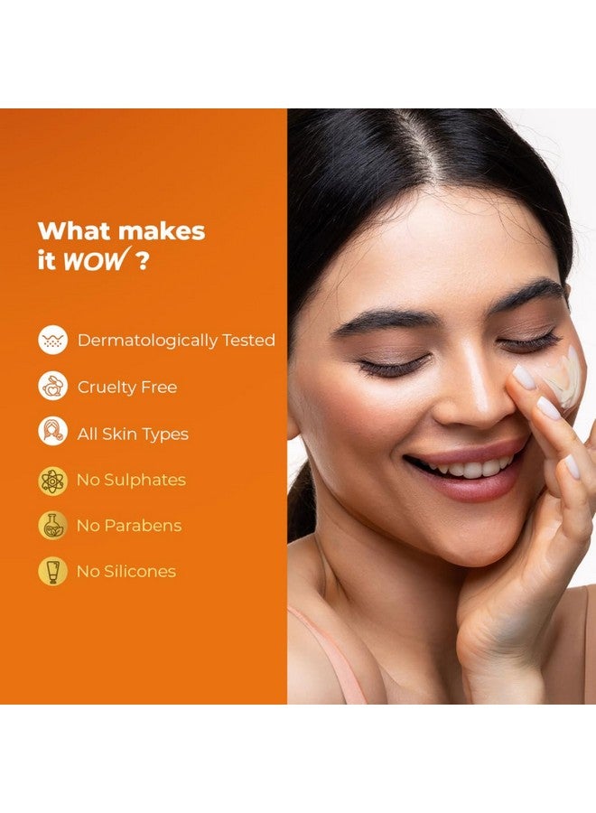 واو كريم الوجه المفتح بفيتامين سي والنياسيناميد من WOW Skin Science | يرطب البشرة ويفتحها | يقلل التجاعيد | يزيل البقع | ينعم البشرة | يعزز التوهج - 50 مل - Image 4