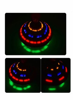 Y&D Push Down Spinning Top Toy, Gyroscope Game LED Activity Toys with Music, Peg-top Hand Gyro Toy Gift for Kids Party Favors, Music Toy（Color Random）  - Image 5