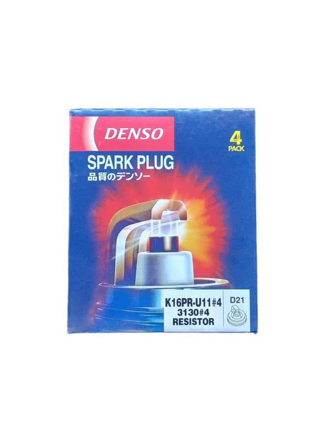 Denso spark plug set, size 16, long thread - Image 1