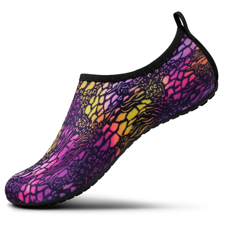 SEEKWAY Water Shoes Women Men Adult Quick-Dry Aqua Socks Barefoot Non Slip for Beach Swim River Pool Lake surf Black SK002(U) - Image 1