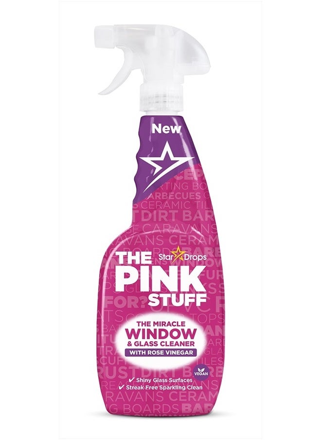 Stardrops - The Pink Stuff - The Miracle Cleaning Paste, Multi-Purpose Spray, Bathroom Foam Spray, Window & Glass Cleaner, and Cream Cleaner Bundle - Image 1
