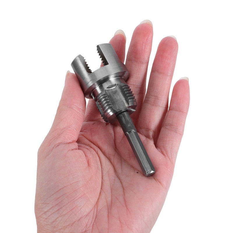 مجموعة أدوات قطع الخيوط لأنابيب PVC متوافقة مع المثقاب الكهربائي (قطعتان) للاستخدام الصناعي - Image 3
