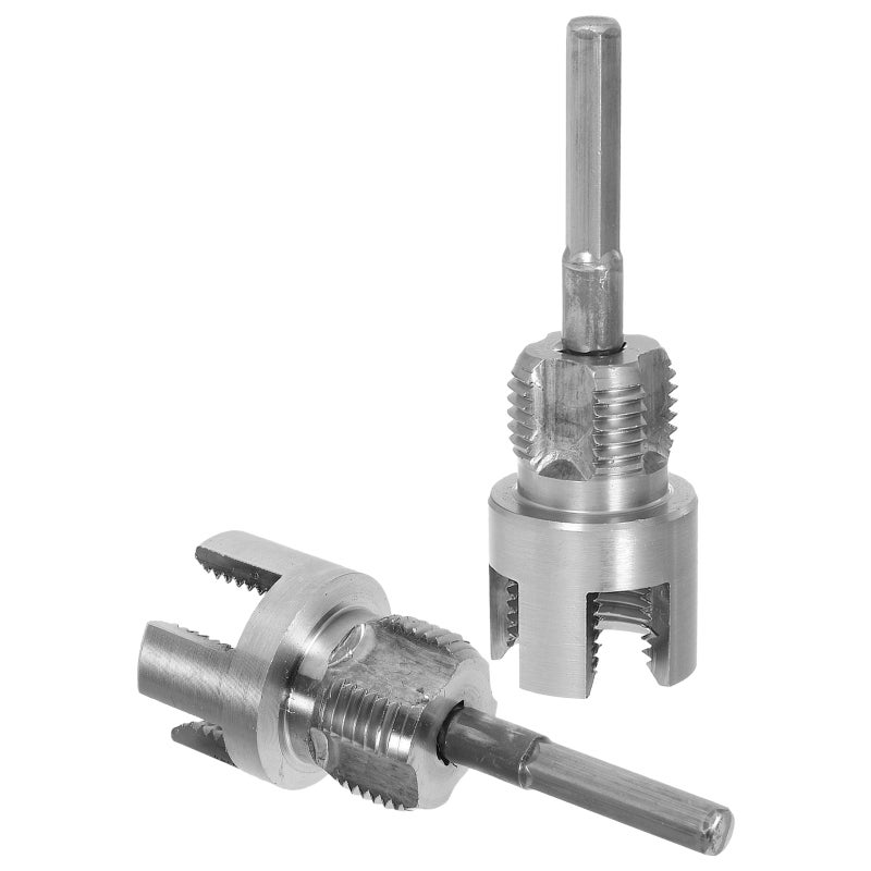 مجموعة أدوات قطع الخيوط لأنابيب PVC متوافقة مع المثقاب الكهربائي (قطعتان) للاستخدام الصناعي - Image 1