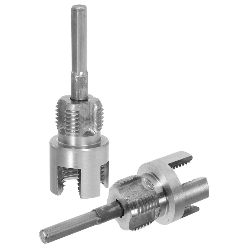 مجموعة أدوات قطع الخيوط لأنابيب PVC متوافقة مع المثقاب الكهربائي (قطعتان) للاستخدام الصناعي - Image 5