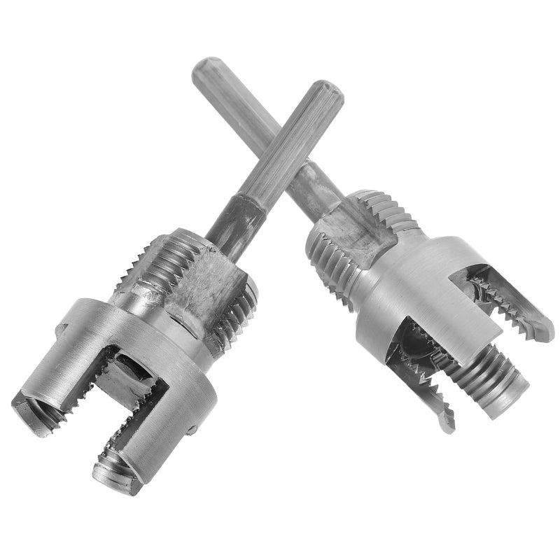 مجموعة أدوات قطع الخيوط لأنابيب PVC متوافقة مع المثقاب الكهربائي (قطعتان) للاستخدام الصناعي - Image 4