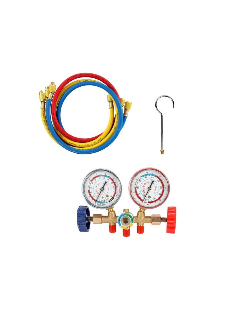 AL RAMIZ Manifold Gauge Refrigerant Manifold Gauge Set Air Conditioning Tools - Image 1