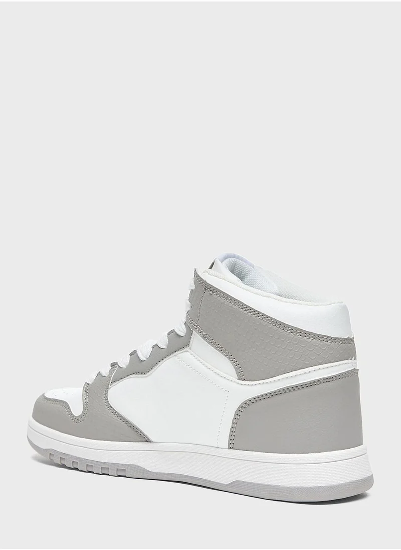 لي كوبر Lace Up Low Top Sneakers