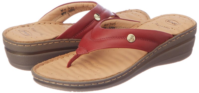 Scholl Myra Thong Women's Red Heels - 5 UK (6745201) - Image 2