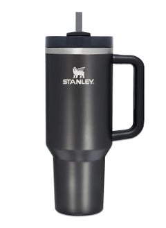 Stanley Quencher H20 Flowstat 40oz Vacuum Insulated Stainless Steel Tumbler with Lid and Straw for Water, Iced Tea or Coffee, Smoothies and More, Black