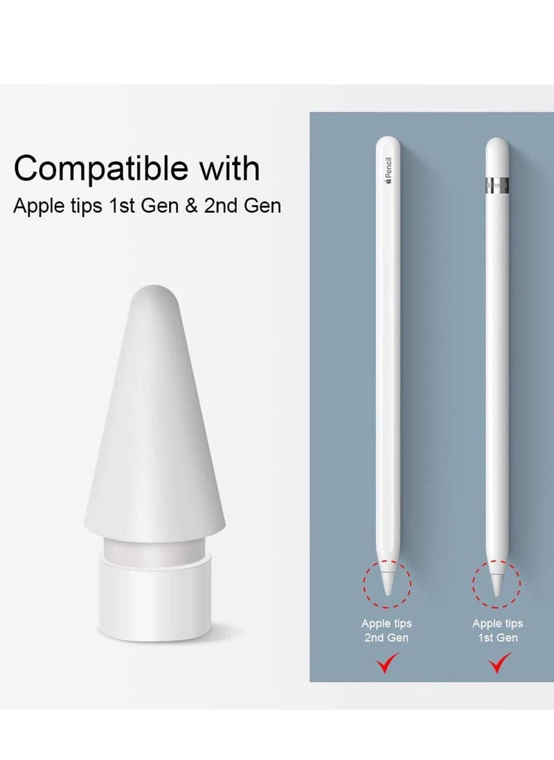 KASTWAVE - Stylus Tips Compatible for Apple iPad Pro pencil iPencil Nibs Replacement Pen 1st Gen 2nd Generation, High Sensitivity and Support Pressure Sensitive Operation 2 Pack - Image 1