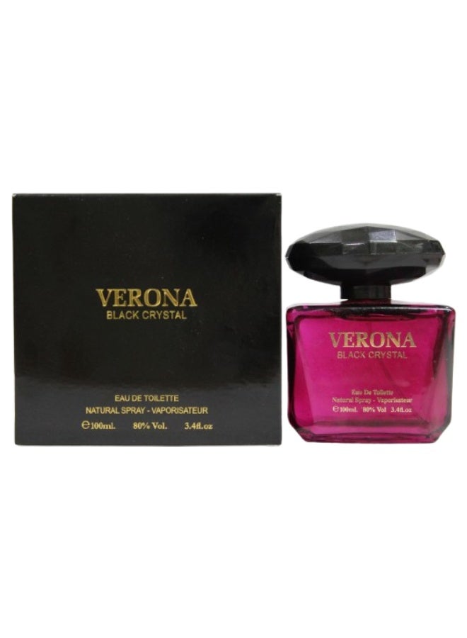 CRYSTAL Verona Black Crystal Perfume 100ML - Image 1