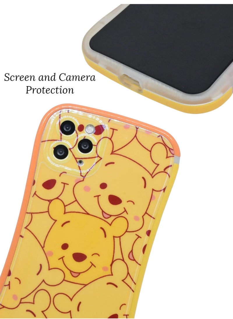 Houmt iPhone 11 Pro Max Curve Design Girls Cool Fashion Style Case with Camera Protection Full Shockproof Protective Cover  - Image 2