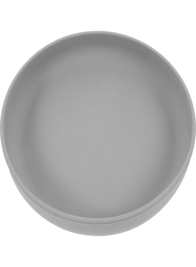 PRETYZOOM Senior Dining Plate with Suction Base Scoop Plate Spill Proof Self-Feeding Dinnerware for Elderly Disabled One-Handed Use 7.87 Inch Silicone Non-Slip Bowl - Image 1