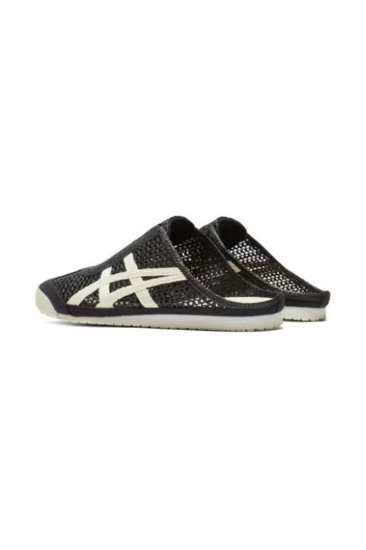 Onitsuka Tiger MEXICO 66 SABOT Summer Casual Slide Sandals - Black/White - Image 2