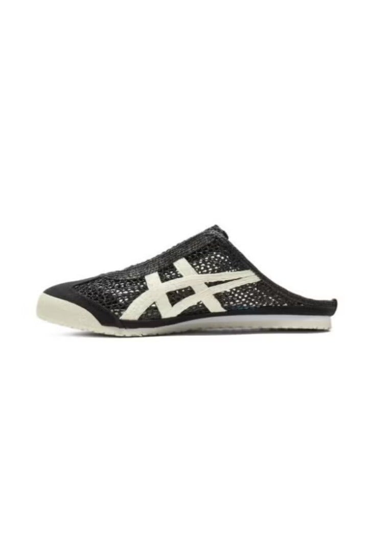 Onitsuka Tiger MEXICO 66 SABOT Summer Casual Slide Sandals - Black/White - Image 3