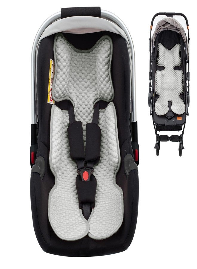Kaseeous Car Seat Cooling Pad for Baby, Mink Dot Car Seat Cooler Mat for Girls Boys, Stroller Cooling Pad with 3D Breathable Mesh, Multifunctional Infant Carseat Cooling Insert Liner for Summer - Image 1