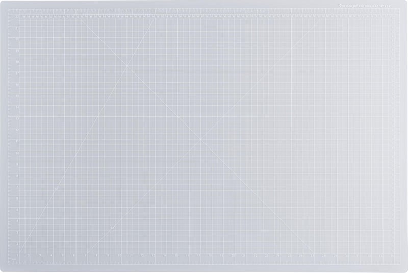 Dahle Vantage 10683 See-Through Premium Self-Healing Cutting Mat, 24"x36", 1/2" Grid, 5 Layers for Max Healing, Perfect for Crafts & Sewing, Clear - Image 1