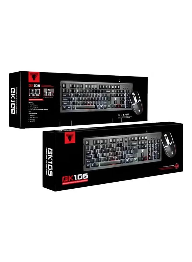 JeDEL GK105 Wired Gaming Keyboard and Mouse Combo with RGB Light - Image 5