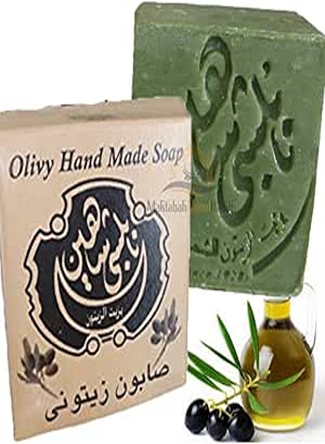 صابون زيت الزيتون الطبيعي بالنعناع