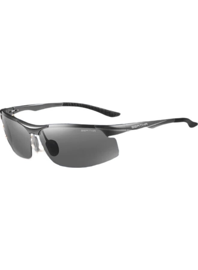 Bertha Men'S Polarized Sunglasses Day And Night Dual-Use Photochromic Driver Driving Special Outdoor Riding Glasses - Image 1