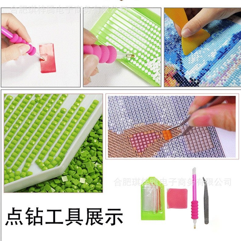 New Diamond Painting Star Rabbit Diamond Painting Diy Round Diamond/Square Diamond Explosions Bedroom Decorative Painting - Image 5