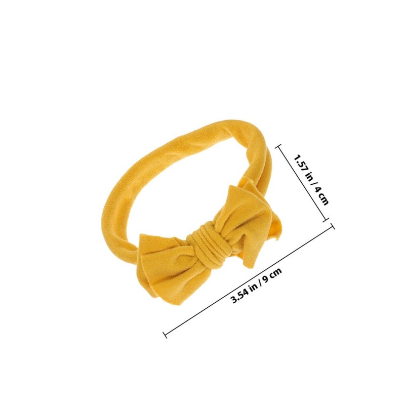 SUPVOX 3 Pack Stretchy Bowknot Headbands Soft Elastic Hair Accessories for Newborn Boys Girls - Image 3