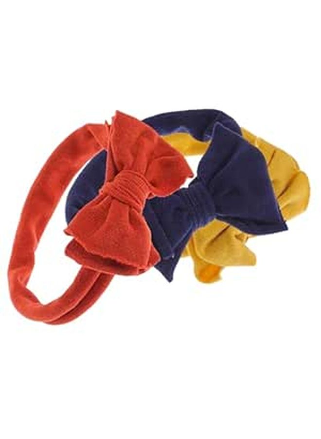 SUPVOX 3 Pack Stretchy Bowknot Headbands Soft Elastic Hair Accessories for Newborn Boys Girls - Image 1