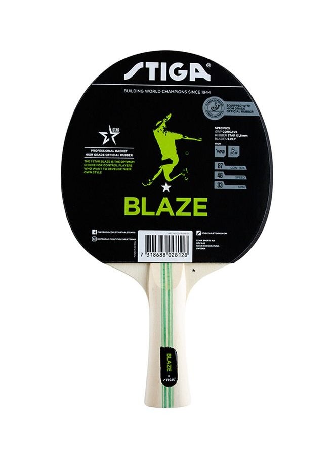 Stiga - Blaze 1 Star Table Tennis Racket - Image 1