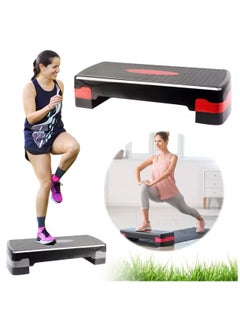 SportQ SportQ Step Platform, Original Aerobics Platform for Home Gym with Adjustable Lifts (Multi Color)  - Image 1