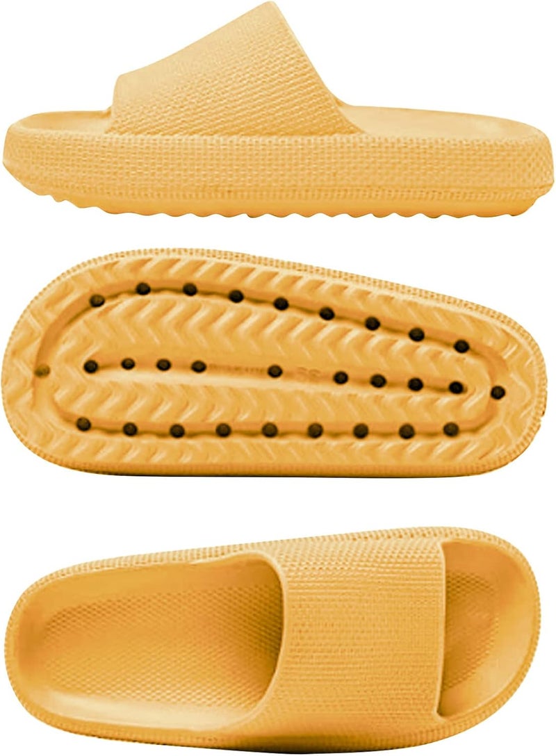 Pillow Slides for Women Men - Cloud Slippers Soft Massage House Bath Quick Drying Non-Slip Lightweight Open Toe Sandals - Image 2