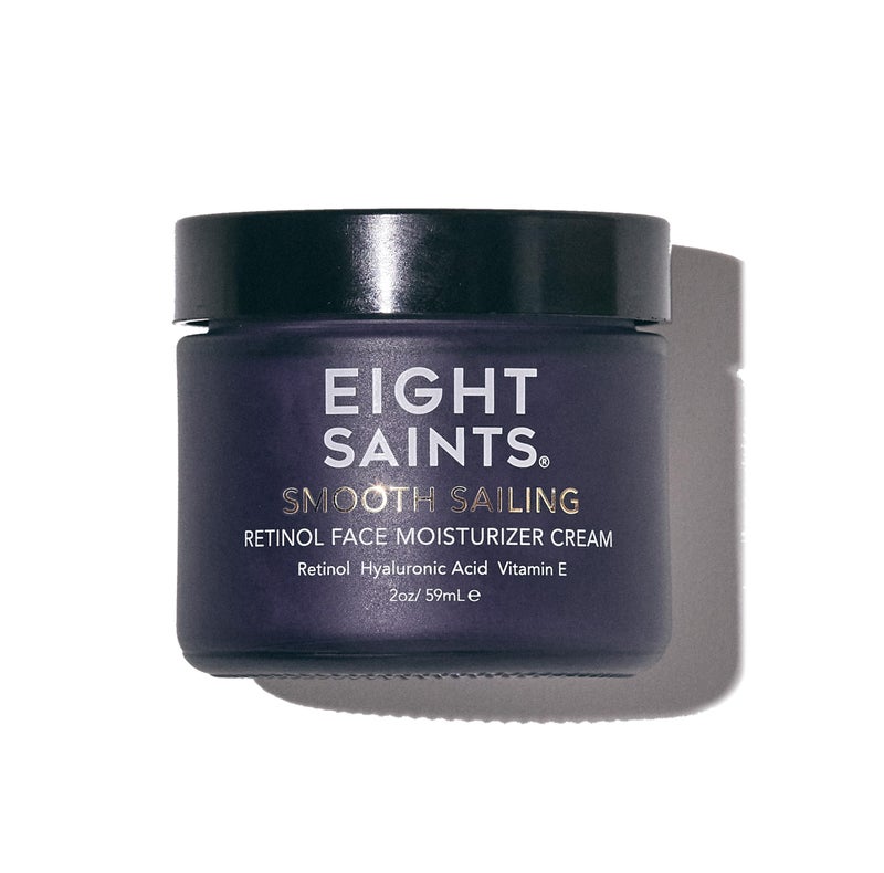 Eight Saints Retinol Facial Moisturizer Cream For Firming Face Neck  Eye Wrinkles and Lines Deep Hydrating Lotion FragranceFree 2 Ounces