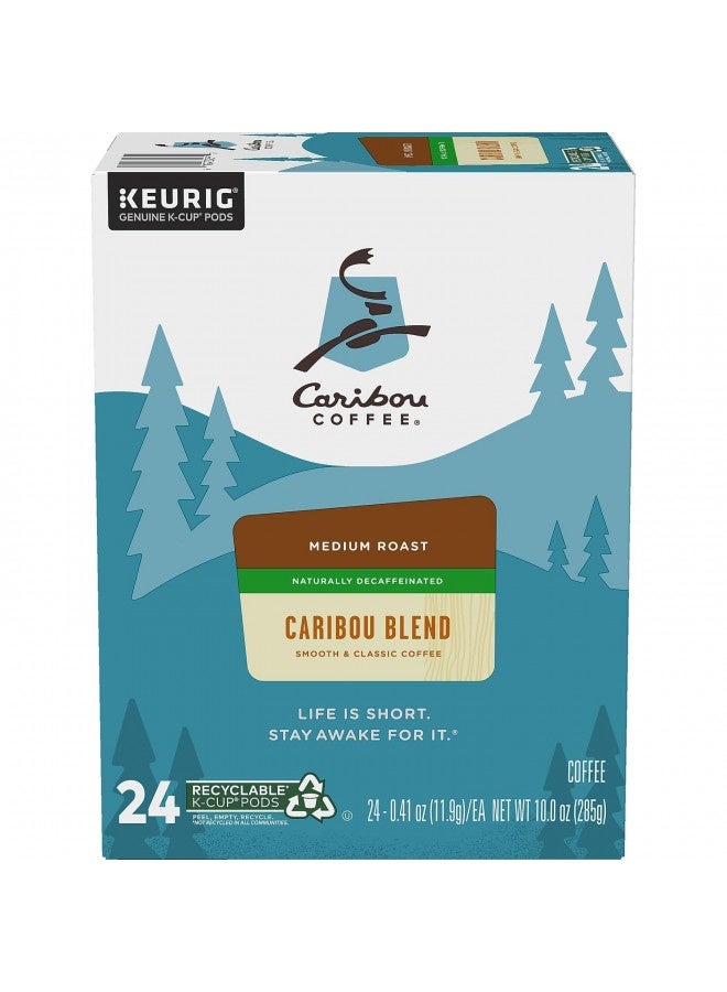 Caribou Coffee Decaf Blend K-Cup, 24 Count (Pack Of 1)  - Image 1