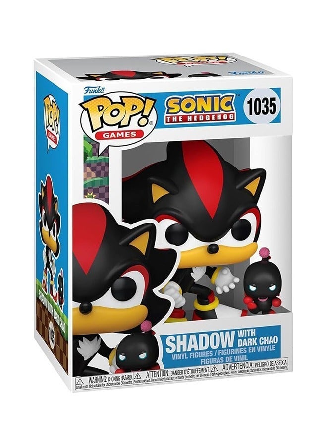 Funko Pop & Buddy! Games: Sonic - Shadow w/Dchaos, Collectable Vinyl Figure - Gift Idea - Official Merchandise - Toys for Kids & Adults - Movies Fans - Model Figure for Collectors and Display - Image 2