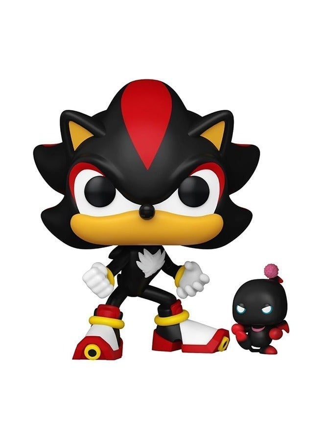 Funko Pop & Buddy! Games: Sonic - Shadow w/Dchaos, Collectable Vinyl Figure - Gift Idea - Official Merchandise - Toys for Kids & Adults - Movies Fans - Model Figure for Collectors and Display - Image 1
