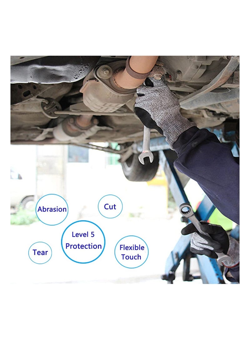 Durable Cut-Resistant Gardening Gloves for Men, 1 Pair Lightweight Grip Gloves for Yard Work, Level 5 Protection, Ideal for Outdoor DIY, Gardening, Fishing, and Multipurpose Use. - Image 2